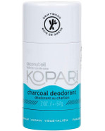 Kopari Aluminum Free Coconut Deodorant, Non Toxic & Clean Plant-Based, No Aluminum, Parabens Or Baking Soda, Long Lasting Protection, Charcoal 2 Oz