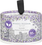 Woods Of Windsor Lavender Perfumed Talcum Powder, Floral Dusting Powder With Body Puff, Scented Powder For Women To Help With Odor Control And Chafing, Lavender Scent 0.22 Lbs