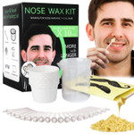 Nose And Ear Hair Waxing Kit - Hair Removal Set For Men And Women With 50G Wax Beads, 20 Applicators (10 Times), 10 Paper Cups, And 10 Mustache Guards Nose And Ear Hair Waxing Kit - Hair Removal Set For Men And Women With 50G Wax Beads, 20 Applicators (10 Times), 10 Paper Cups, And 10 Mustache Guards