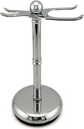 Parker Safety Razor, The Adjust-O-Stand, Adjustable Safety Razor & Shave Brush Stand, Simple To Customize To Fit Any Size Shave Brush