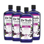 Dr Teal'S Epsom Salt Detoxify And Energize Your Skin With Ginger And Clay Foaming Bath - 34 Oz - Moisturize Your Skin, Relieve Stress And Sore Muscles, Long Lasting Bubbles