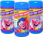 Mr. Bubble Fizzy Tub Colors Bath Water Coloring Tabelets, 6 Bright Colors, Red, Orange, Yellow, Purple, Blue And Green, Fragrance Free, Cap Makes Colorful Waterfall (3 Jars, 150 Tablets Each)