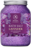 Sea Salt Lavender With Natural Lavender Essential Oil 46 Oz - Lavender Bath Salts - Lavanda Salt 1300G - Best For Good Sleep - Stress Relief - Beauty - Relaxing - Bathing - Body Care Sea Salt Lavender With Natural Lavender Essential Oil 46 Oz - Lavender Bath Salts - Lavanda Salt 1300G - Best For Good Sleep - Stress Relief - Beauty - Relaxing - Bathing - Body Care