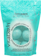 Vitabath Cucumber & White Tea Bath Fizzies With Epsom Salt Relax Nourish Unwind Body & Mind Calming Aromatherapy For Muscle Soreness & Reviving Skin Nourishment - 6 Count