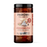 Paromi Cinnamon Chai Rooibos Organic Tea, Signature Jar, 15 Count