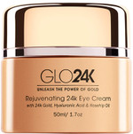 Glo24K Eye Cream With 24K Gold, Hyaluronic Acid, Rosehip Oil, And Vitamins  Hydrating Formula For The Delicate Eye Area