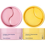 Terez & Honor Peptide Collagen Under Eye Patches & Vitamin C Niacinamide Eye Patches Hydrogel Mask For Puffy Eyes Dark Circles Wrinkles Undereye Bags Fine Lines & Smile Lines - Korean Skin Care Terez & Honor Peptide Collagen Under Eye Patches & Vitamin C Niacinamide Eye Patches Hydrogel Mask For Puffy Eyes Dark Circles Wrinkles Undereye Bags Fine Lines & Smile Lines - Korean Skin Care