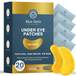 Under Eye Patches For Puffy Eyes And Dark Circles  24K Gold Under Eye Mask Patches For Puffiness, Beauty & Personal Care Products  Under Eye Masks 20 Pairs Gold Under Eye Patches For Puffy Eyes