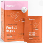 Refresh Face Wipes  Individual Cleaning Facial Wipe Singles- Moist Towelettes Individually Wrapped  After Workout & Travel  Fresh Citrus - Aha/Bha, Clover & Calendula