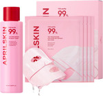 Aprilskin Txa Pink Glass Skincare Duo: Txa Niacinamide 99 Pink Milky Toner And Txa Capsule Gel Mask (4Ea)