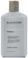 Blackstone Men'S Grooming Refresh Facial Moisturizer With Vitamin E, Peppermint & Hyaluronic Acid - Lightweight & Non-Greasy | Restores Dry Skin | Paraben & Cruelty Free | Usa Made, Sandalwood (8 Oz)
