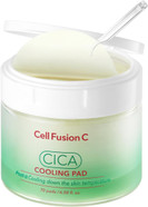 Cell Fusion C Post Alpha Cica Cooling Toner Pad, Redness Relieving & Cooling Korean Toner Pads, Centella Asiatica And Madecassoside, 70 Pads / 6.08 Fl.Oz