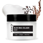 Coxir Black Snail Collagen Cream L Snail Mucin, Collagen, Black Rice, Peptide L Moisturizing, Firming, Skin Barrier L Korean Skin Care, Moisturizer [50Ml/1.69 Fl.Oz]