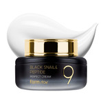 Farmstay Black Snail & Peptide 9 Perfect Cream, Snail Mucin Moisturizer For Elastic & Glow Skin, Hydrating & Nourishing, Anti-Aging, Skin Barrier Repair, For Women & Men, Korean Skin Care, 1.85 Fl. Oz Farmstay Black Snail & Peptide 9 Perfect Cream, Snail Mucin Moisturizer For Elastic & Glow Skin, Hydrating & Nourishing, Anti-Aging, Skin Barrier Repair, For Women & Men, Korean Skin Care, 1.85 Fl. Oz