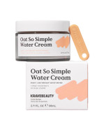 Kravebeauty Oat So Simple Water Cream Refill, Enriched With Oat & Squalane To Soothe & Lock In Moisture, Everyday Moisturizer, For All Skin Types, Vegan & Cruelty Free, 6.76 Fl Oz