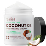 Spa Size 500Ml Coconut Oil Moisturizing Cream & Vitamin E., Coconut Oil For Skin, Face, Hands, Hair. Intense Hydration For Dry Skin Spa Size 500Ml Coconut Oil Moisturizing Cream & Vitamin E., Coconut Oil For Skin, Face, Hands, Hair. Intense Hydration For Dry Skin