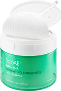 Soo'Ae Aha + Pha Exfoliating Toner Pads, 60 Dual-Sided Pads I Smooth Skin Texture Care For Porcelain-Like Skin, Cruelty-Free, Korean Skincare