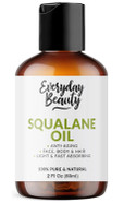 Squalane Oil - 100% Pure & Natural Plant Derived Facial Oil 1 Fl Oz Glass Bottle & Dropper - Cold Pressed And Unrefined Premium Grade Multipurpose Moisturizing Oil For Skin And Hair