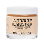 Youth To The People Adaptogen Deep Moisture Cream, Fragrance-Free Face Moisturizer, Squalane, Ashwagandha + Reishi Mushroom, Suited For Dry + Sensitive Skin, Vegan