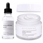 Asterwood Hyaluronic Acid Serum 1 Oz + Hyaluronic Acid Cream 1.7 Oz