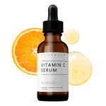 Asterwood Vitamin C Face Serum - With Hyaluronic Acid - Smoothing, Hydrating, Stimulates Collagen Production - Fragrance-Free - 8 Fl Oz