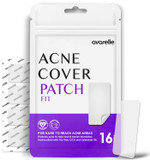 Avarelle Acne Pimple Patch Fit Absorbing Hydrocolloid Spot Treatment With Tea Tree Oil, Calendula Oil And Cica, Certified Vegan, Cruelty Free (Fit / 16 Count)