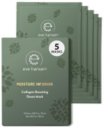 Eve Hansen Collagen Face Mask Sheets Set Of 5  Hydrating & Nourishing Care For All Skin Types  With Hyaluronic Acid, Tangerine Peel, Blueberry Extract & Spinach Leaf Eve Hansen Collagen Face Mask Sheets Set Of 5  Hydrating & Nourishing Care For All Skin Types  With Hyaluronic Acid, Tangerine Peel, Blueberry Extract & Spinach Leaf