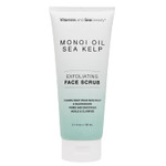 Exfoliating Face Scrub With Monoi Oil & Sea Kelp  Clarifying & Firming Facial Exfoliator With Natural Pumice  Vegan, Paraben-Free, 5.1 Fl Oz