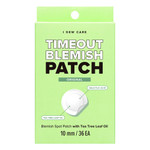 I Dew Care Hydrocolloid Acne Pimple Patch - Timeout Blemish Original | Korean Zit Dark Spot Patches For Face And Skin, Pus Absorbing With Tea Tree Oil, Trouble Treatment, 36 Count