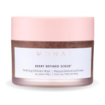 Monat Berry Refined Scrub - Perfecting Exfoliator Mask With Skin-Brightening Ahas And Cranberry Seeds, 87Ml