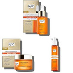 Roc Multi Correxion Revive + Glow 10% Vitamin C Skin Care Set: Vitamin C Serum, Face Moisturizer, Gel Facial Cleanser, Stocking Stuffers For Men & Women