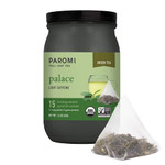 Paromi Palace Organic Green Tea, Signature Jar, 15 Count15 Count (Pack Of 1)
