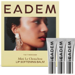Eadem The Threesome: Three Mini Le Chouchou Lip Softening Balms, Lip Gloss For Women, Lip Plumper & Lip Mask, Overnight Hydrating & Moisturizing Luxury Lip Balm