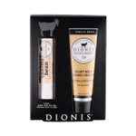 Dionis Goat Milk Skincare Vanilla Bean Scented Hand Cream & Lip Balm Set (1 Oz And .28 Oz) - Safe For Sensitive Skin, Soothes Chapped Lips And Dry Skin, Cruelty-Free And Paraben-Free