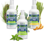 Natural Shoe Deodorizer Spray Bundle - Foot Spray, Shoe Odor Eliminator, Freshener (Mint, Lemon, Cedar)