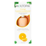 Nailtopia Orange Cuticle Conditioner - Strengthening, Moisturizing Treatment For Dry, Cracked Skin And Nails - Rejuvenating Vitamin C Hydration - All Natural, Vegan, Skin Healthy Formula - 0.41 Oz