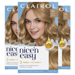 Clairol Nice'N Easy Permanent Hair Dye, 9A Light Ash Blonde Hair Color, 3 Count
