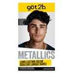 Got2B Metallics Permanent Hair Color, Midnight Black