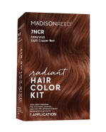 Madison Reed Radiant Hair Color Kit | 7Ncr Light Copper Red (Vesuvius Red) For 100% Gray Hair Coverage | Salon Quality Permanent Hair Dye | Ppd-Free & Ammonia-Free | (Packaging May Vary) 1 Pack