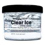 Ampro Pro Styl Clear Ice Styling Gel - Protects And Strengthens Your Strands - Non-Flaking, Alcohol Free, Vegan Formula - Flexible, Touchable Hold For All Hair Types - 10 Oz