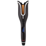 Chi Spin N Curl, Curling Iron For Healthy & Shiny Effortless Curls & Waves, Provides Preset Temperature Settings For Each Hair Texture, Onyx Black