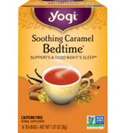 Yogi Tea Soothing Caramel Bedtime Tea - 16 Tea Bags per Pack (4 Packs) - Calming Sleep Tea - Supports Good Sleep - Includes Chamomile Flower, Rooibos Leaf, Roasted Chicory Root & More