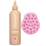 Rizos Curls Apple Cider Vinegar Scalp And Hair Rinse & Scalp Massage Brush Bundle