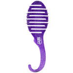 Wet Brush Shower Hair Brush Detangler - Exclusive Ultra-Soft Intelliflex Bristles - Minimizes Pain And Protects Against Split Ends And Breakage - Comb For Women, Men, Wet & Dry Hair - Purple Glitter