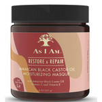 As Am Jbco Masque - 8 Ounce - Deep Conditioning & Hydration - Repairs And Restores Scalp Health - Vegan And Cruelty Free - Enriched With Nano Jamaican Black Castor Oil, Vitamin C, And Vitamin E, Red