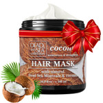 Dead Sea Collection Coconut & Shea Hair Mask - Repair, Strengthening And Hydrating For All Hair Types - With Nourishing Dead Sea Minerals And Coconut Oil - 16,9 Fl. Oz