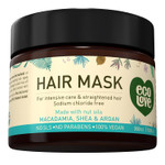Ecolove Hair Mask For Dry Damaged Hair, Natural Hair Mask Deep Conditioning, 11.8 Oz - Vegan And Cruelty-Free, With Lavender Extract, Organic Ingredients, Sls And Parabens Free