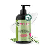 Mielle Organics Rosemary Mint Strengthening Hair Conditioner - Detangling & Hydrating Conditioner To Help Increase Manageability - Infused With Biotin To Support Longer, Healthier Strands (12 Oz)