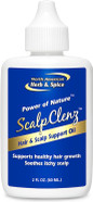 North American Herb & Spice Scalpclenz Oil, 2 Fl. Oz - Hair Oil For Healthy Hair Growth, Itchy Scalp Soother, Dandruff Fighter - Non-Gmo, Organic Ingredients
