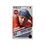 Red By Kiss Premium Bow Wow X Power Wave Durag, 360 Wave Compression Cap For Men & Women, Adjustable Hook-&-Loop Strap, Stylish & Durable, For Locs, Braids, Finger Waves (Jumbo Velvet, Charcoal Gray)